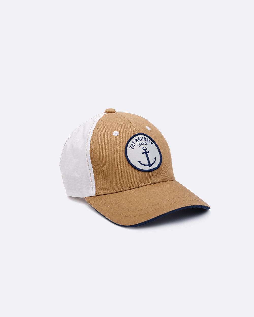 Casquette Ancre · Beige et marine