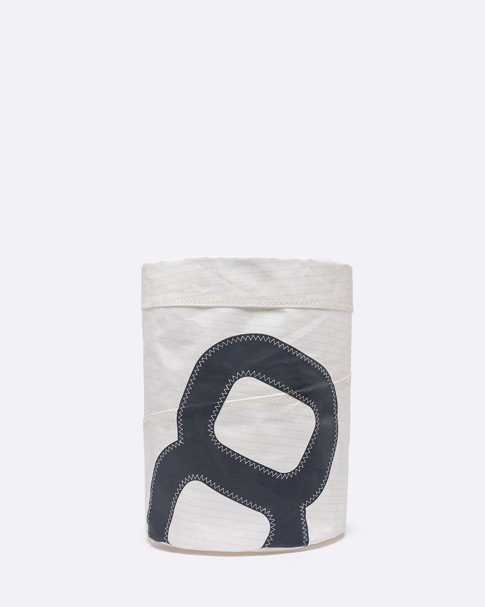 Corbeille papier · Rayée gris