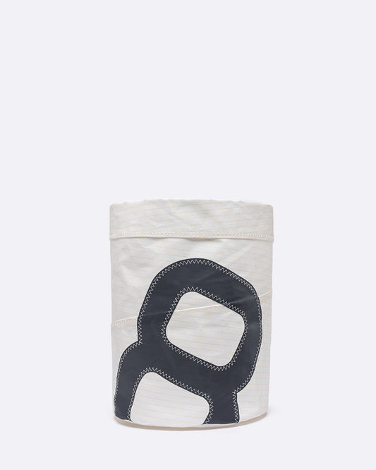 Corbeille papier · Rayée gris