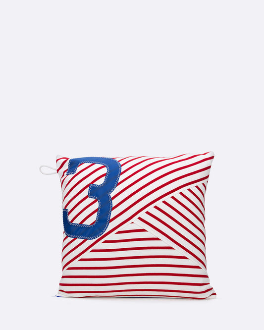 Coussin 40x40 rouge "Armor Lux x 727 Sailbags"