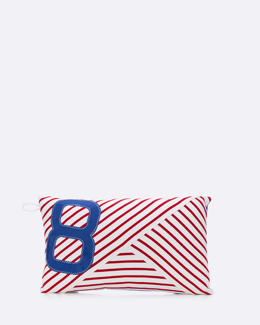 Coussin 50x30 rouge "Armor Lux x 727 Sailbags"