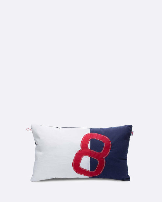 Coussin 50x30 · Navy 8 rouge