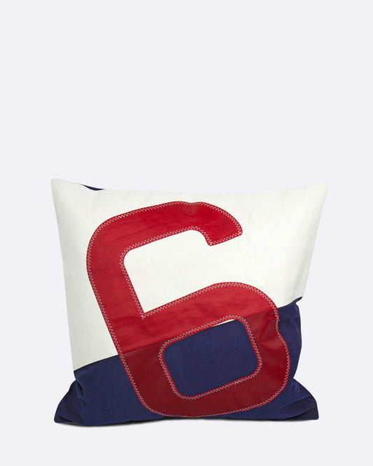 Coussin 50x50 · Navy 6 rouge