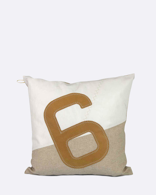 Coussin · 50x50 Lin et cuir