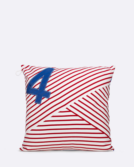 Coussin 50x50 rouge "Armor Lux x 727 Sailbags"