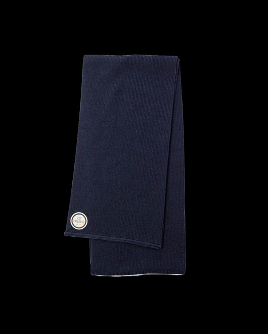 Écharpe en laine mixte · Marine