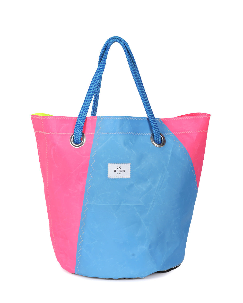 Family Bag · Rose, bleu et jaune