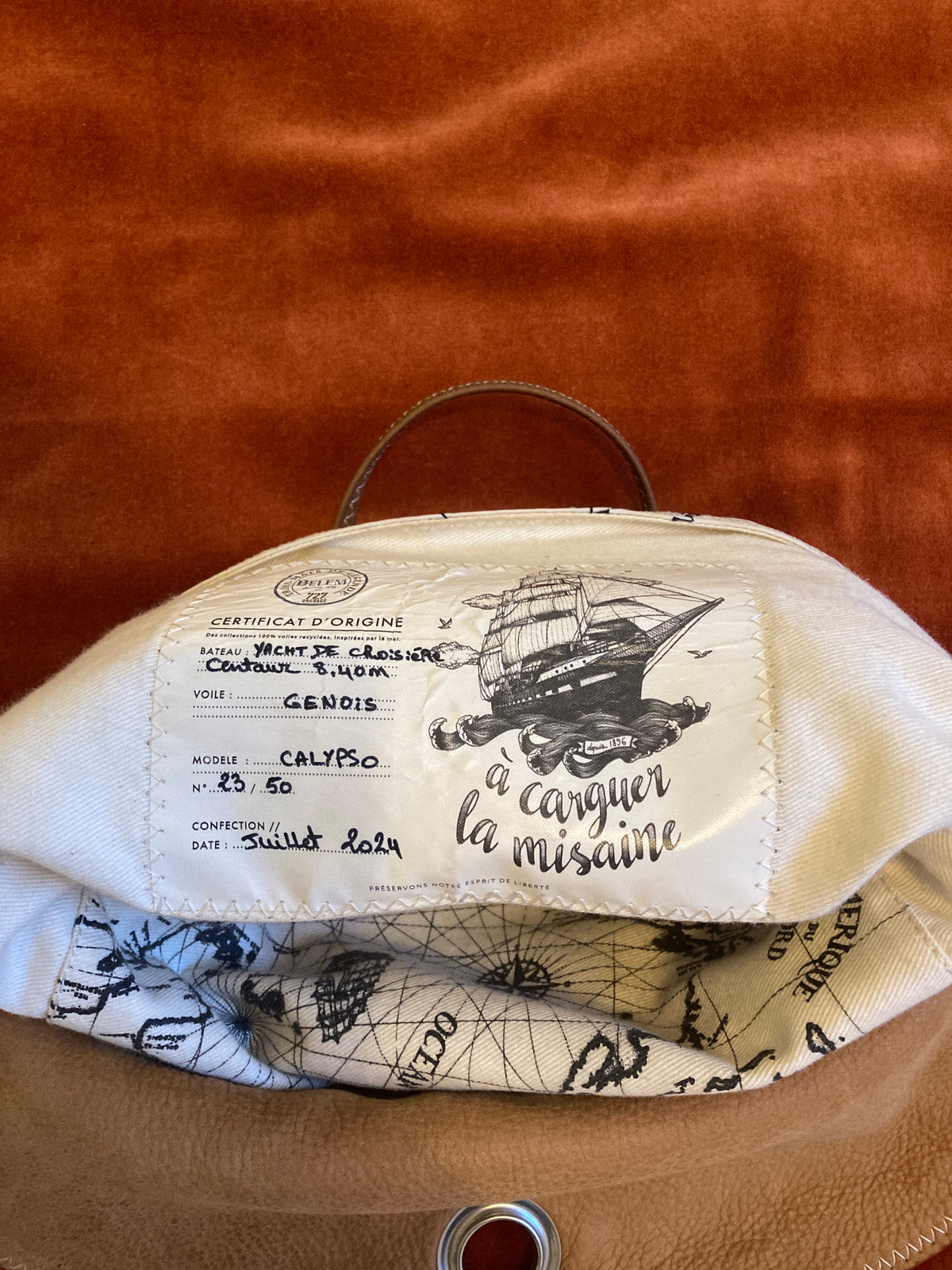 Sac bandoulière Calypso Belem · Cuir