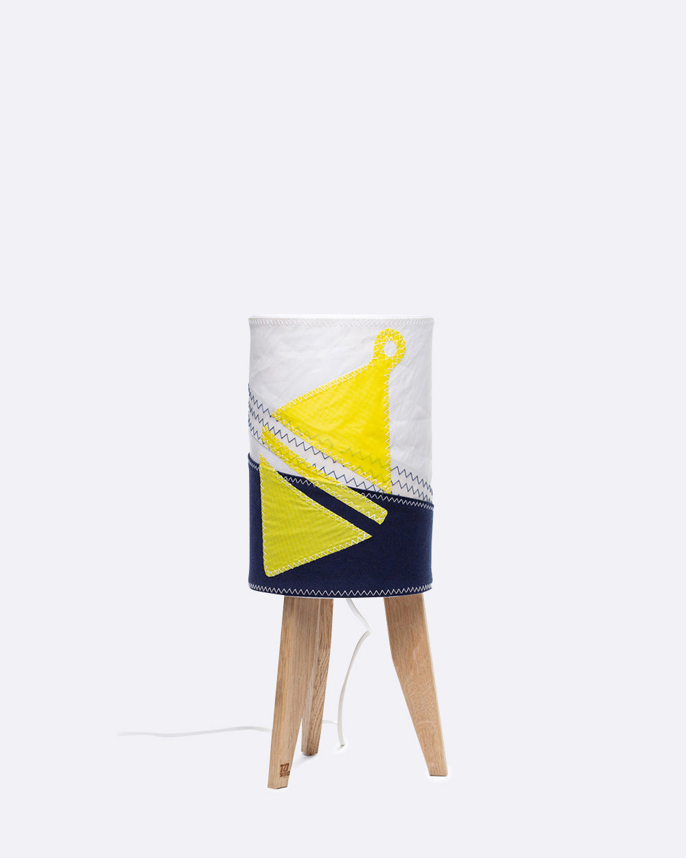Lampe mini colonne Flottille · Bouée jaune