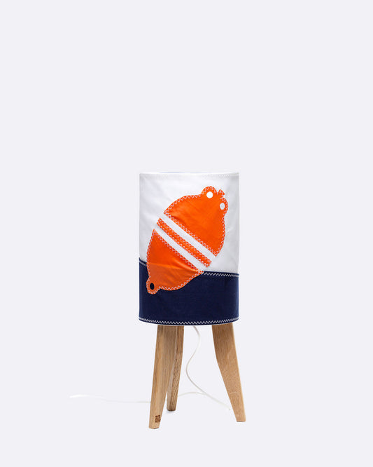 Lampe mini colonne Flottille · Bouée orange