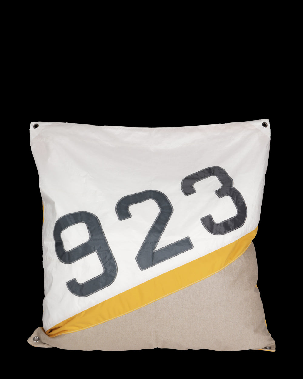 Maxi Pouf · Lin Moutarde 140x140