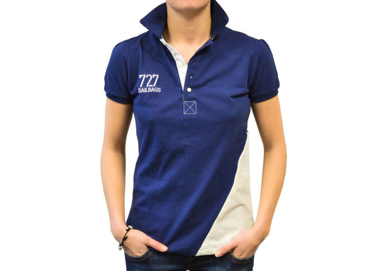 Polo bleu marine sans chiffre