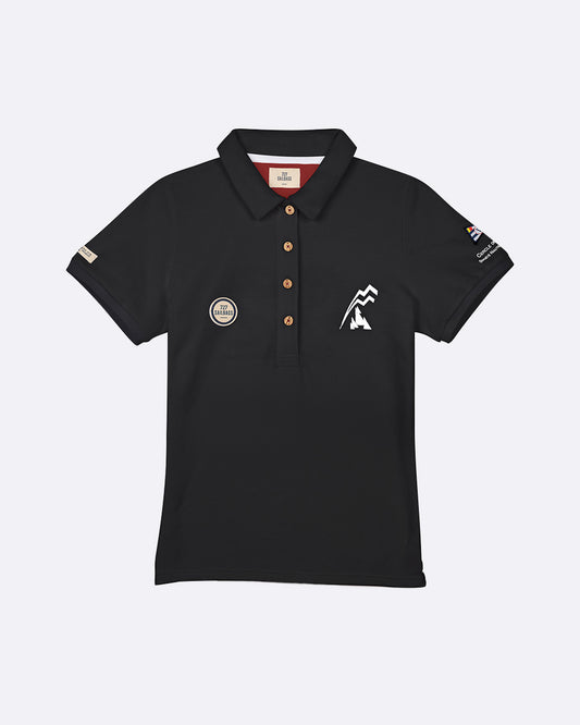 Polo Edition Limitée Femme Bol d'Or Mirabaud 2021 Noir