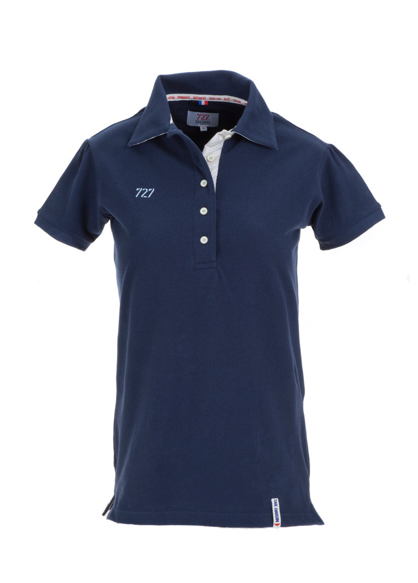 Polo Femme bleu marine sans chiffre