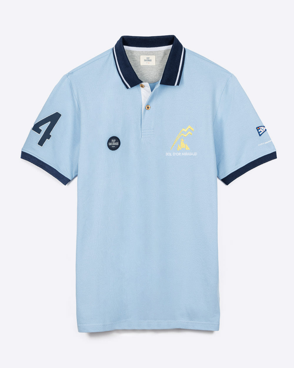 Polo homme bleu pastel  · Bol d'Or Mirabaud 2023