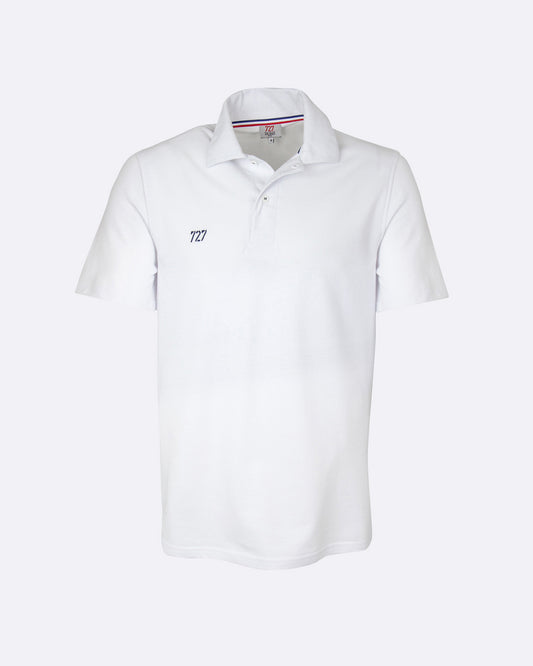 Polo Homme manches courtes (Blanc sans numéro)
