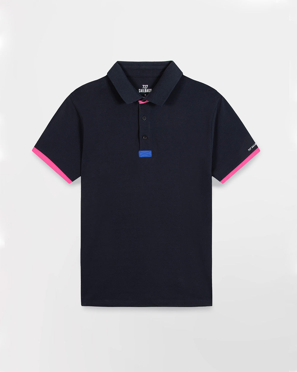 Polo homme Navy · 727 Sailbags x TBS
