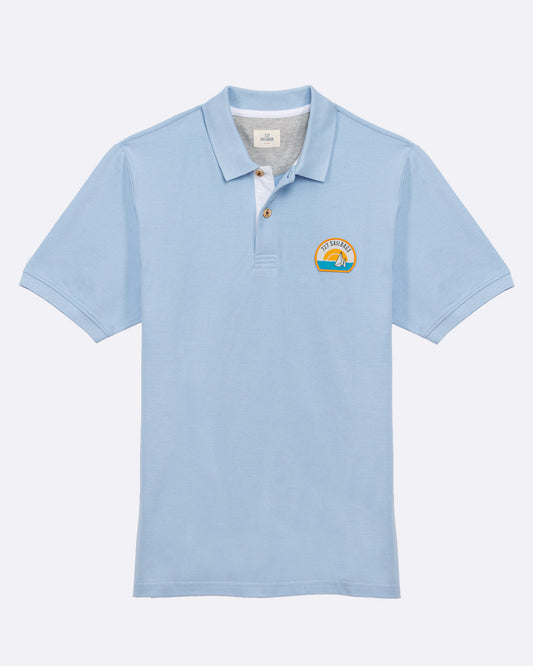 Polo homme Sunset  · Bleu Pastel