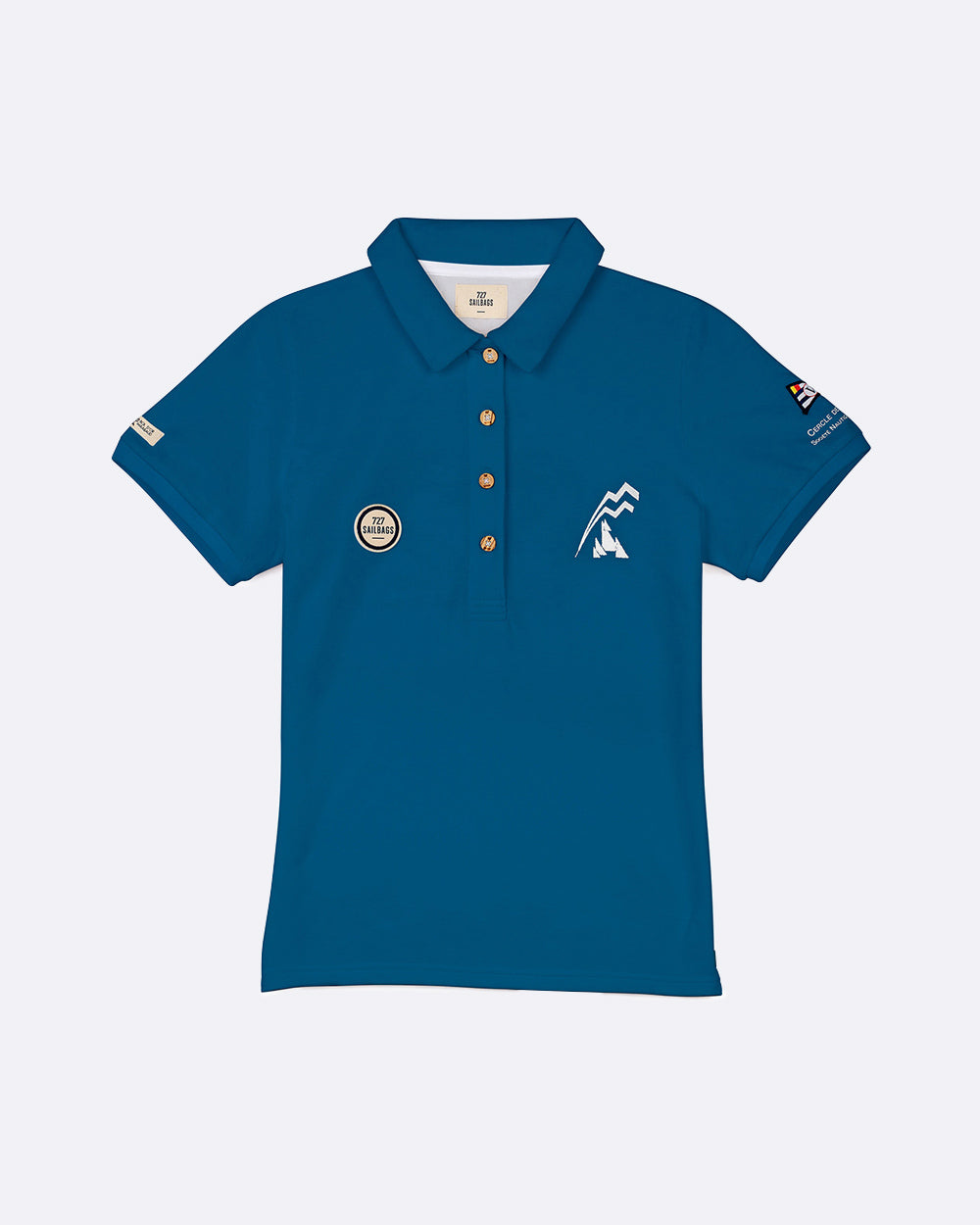 Polo manches courtes Femme Bol d'Or Mirabaud 2021 Bleu