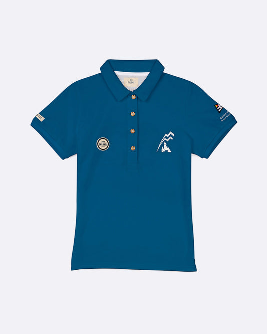 Polo manches courtes Femme Bol d'Or Mirabaud 2021 Bleu