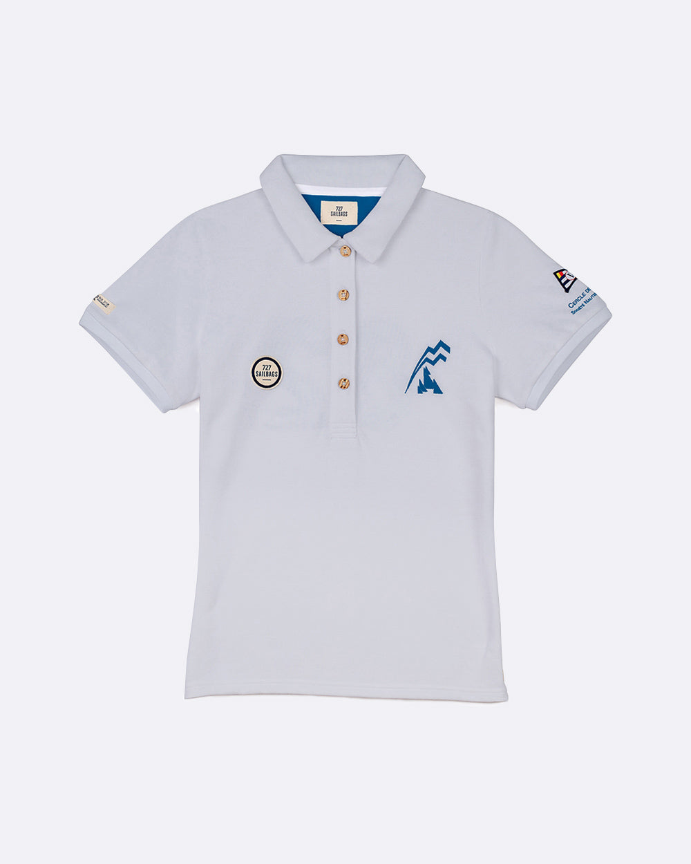 Polo manches courtes Femme Bol d'Or Mirabaud 2021 Gris