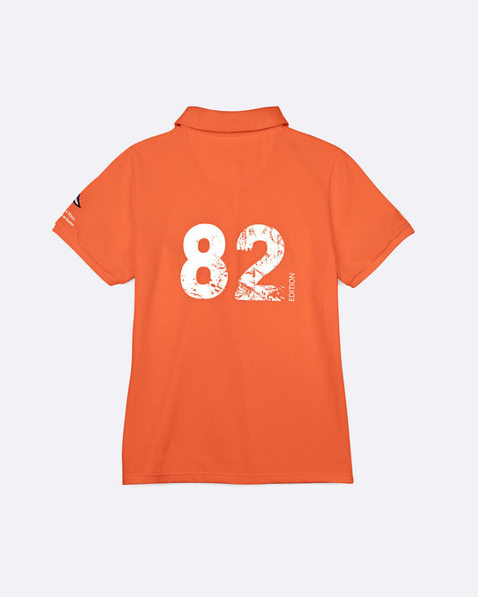 Polo manches courtes Femme Bol d'Or Mirabaud 2021 Orange