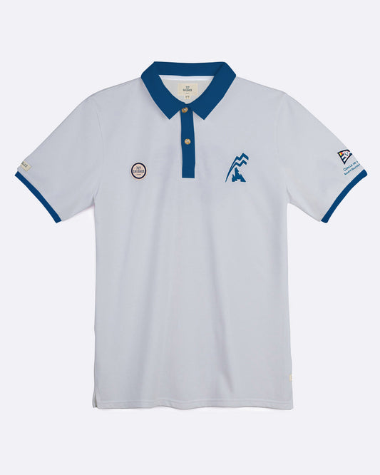 Polo manches courtes Homme Bol d'Or Mirabaud 2021 Bleu