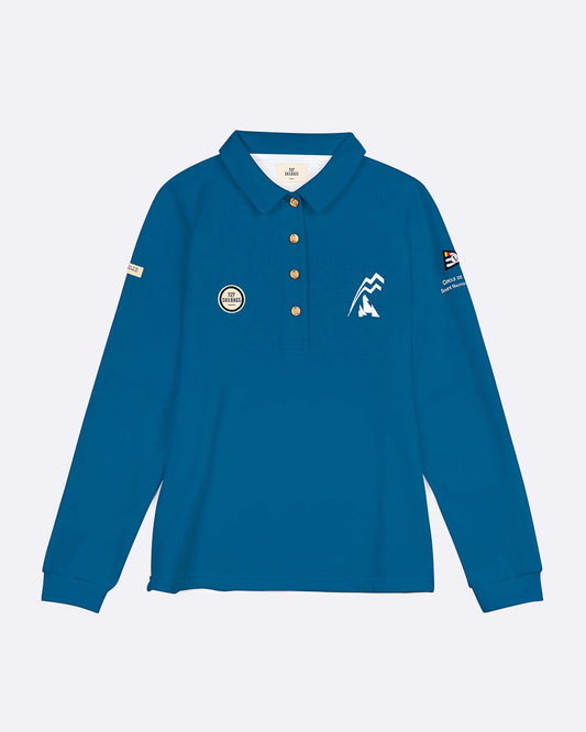 Polo manches longues Femme Bol d'Or Mirabaud 2021 Bleu