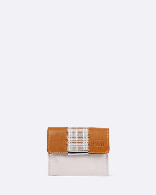 Portefeuille complice · Cuir biscuit