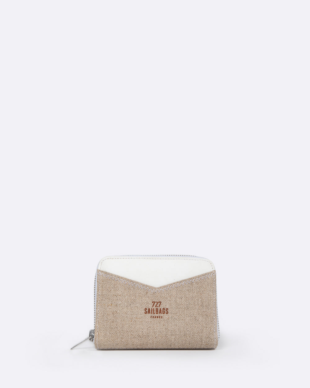 Portefeuille Femme "le Compact" · Lin naturel