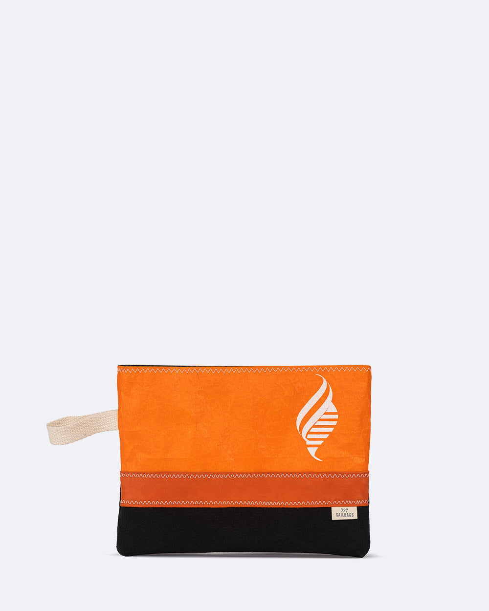 Pochette Éole · Orange Noir Caraïbes
