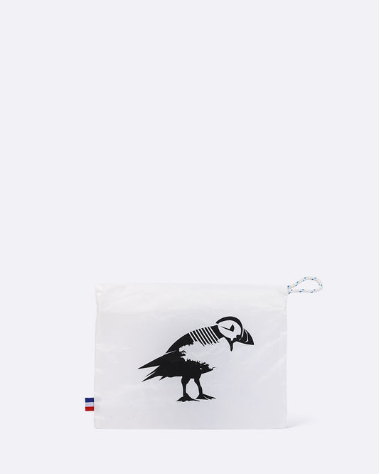 Pochette zippée noir · Je dévore ma Bretagne