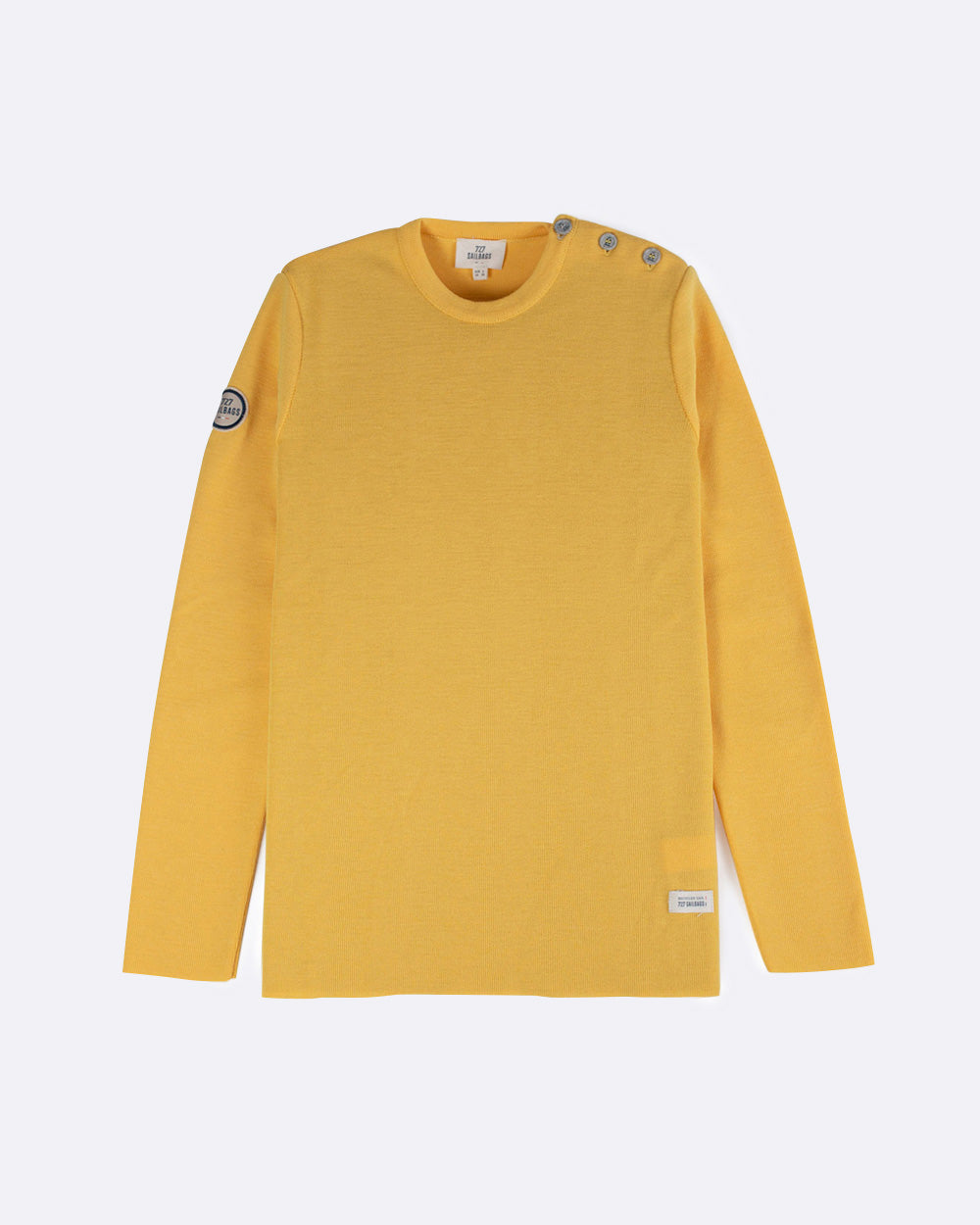 Pull marin Femme · Laine mérinos Jaune