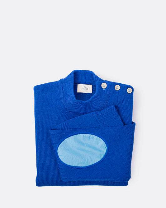 Pull marin Homme en laine Bleu Roi