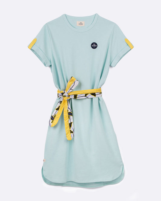 Robe polo Littoral · vert d'eau
