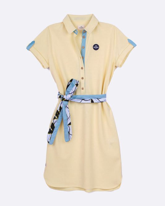 Robe polo Maritime · jaune
