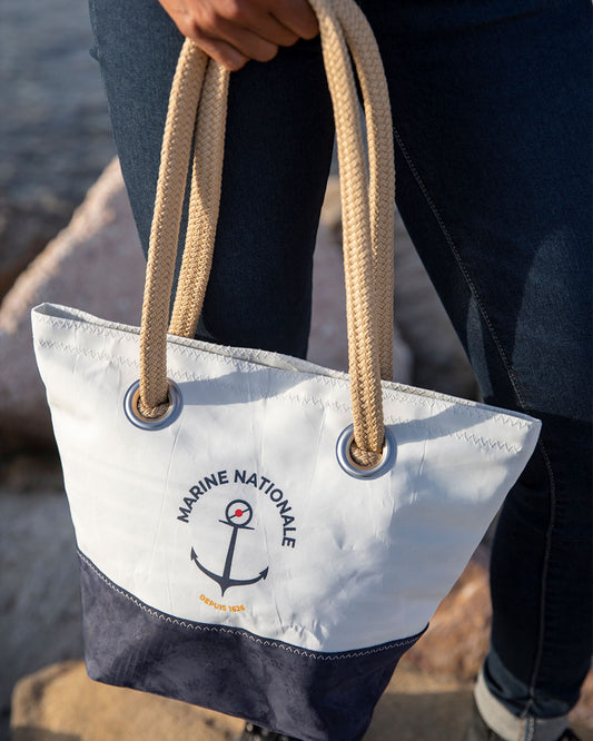 Sac à main Légende Marine nationale cuir · Navy