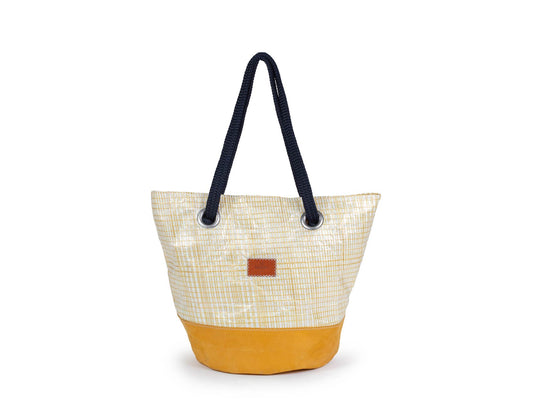 Sac à main Sandy Esterel - Cuir Ocre Jaune