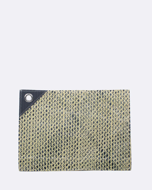 Set de table · Gris et jaune