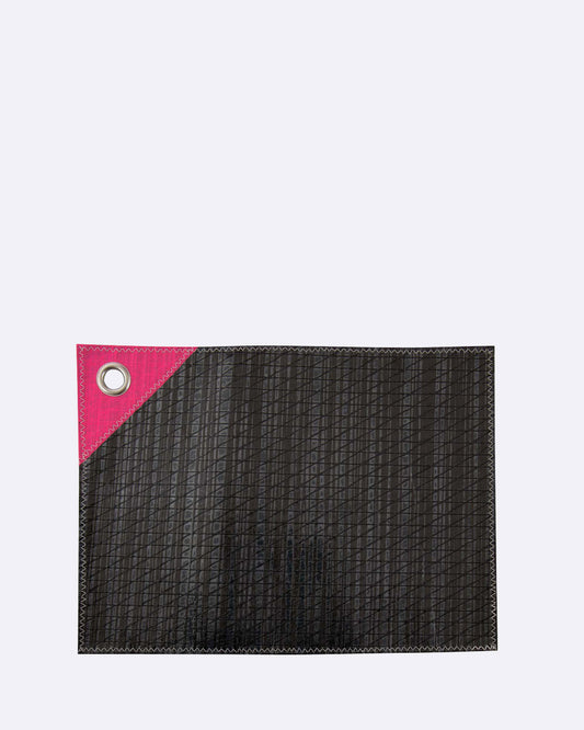 Set de table · Gris et rose