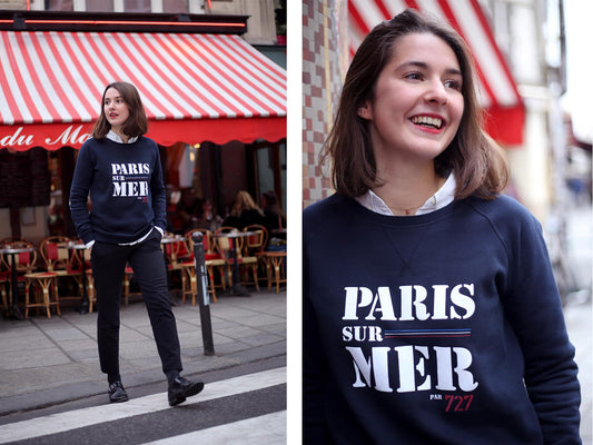 Sweat Femme "Paris sur Mer"