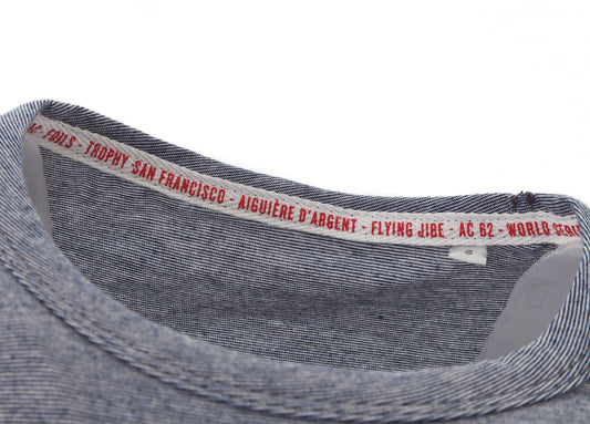 T-Shirt à rayures Homme bleu/blanc - Match Race