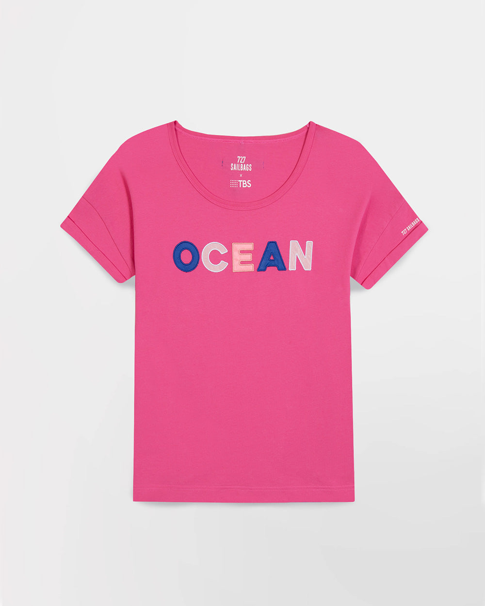 T-shirt femme rose · 727 Sailbags x TBS