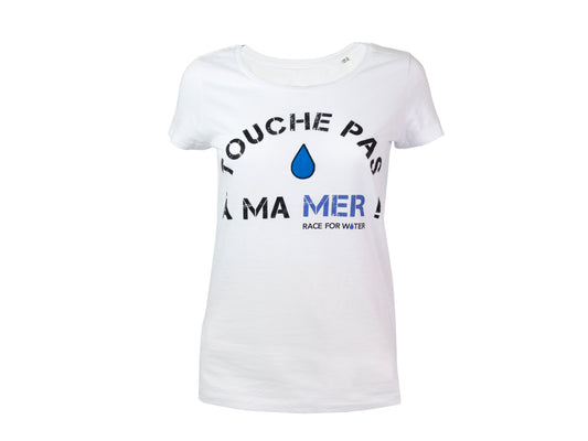 T-Shirt Femme "Touche pas à ma mer"