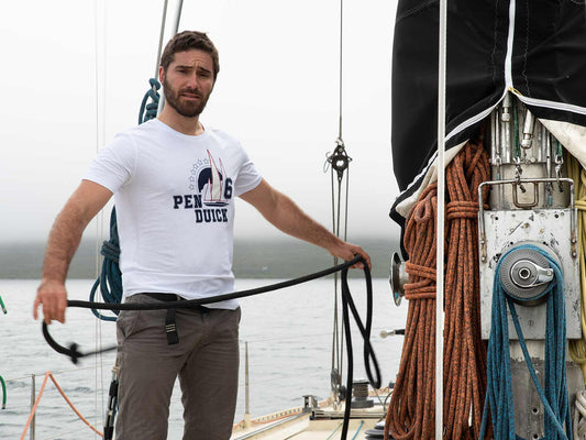 T-Shirt Homme Blanc "Pen Duick VI"