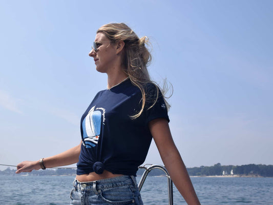 T-Shirt Mixte Marine - Solitaire du Figaro