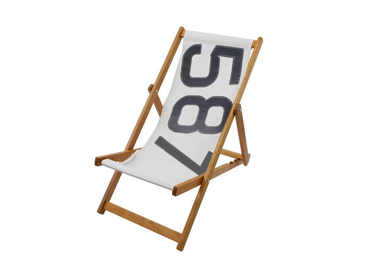 Transat en bois exotique