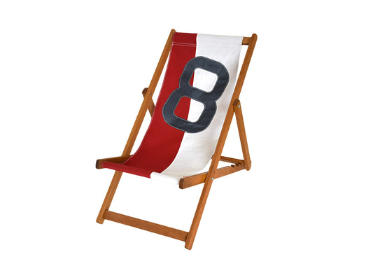 Transat en bois exotique