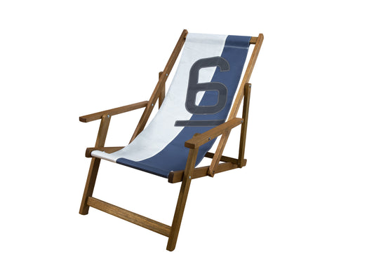Transat en bois exotique
