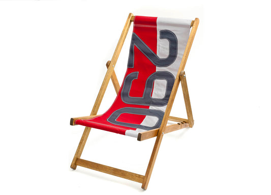 Transat en bois exotique